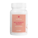 Wellena Wise Women’s Balance bottle pouring capsules, daily support.