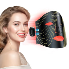 WELLEVER Red Light Mask full-face coverage for easy at-home skincare sessions.