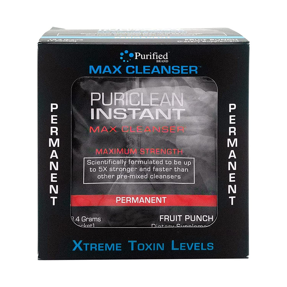 Wellgenix Puriclean Instant Max Cleanser powder bottle for a 7-day detox.