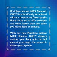 Wellgenix Puriclean glass with water for easy, refreshing detox mixing
