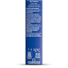 Wellman 30 tablets ingredients panel featuring CoQ10 and ginseng