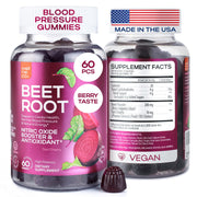 Wellneco Beet Chews bottle front view, convenient daily cardio-support option.