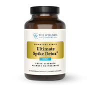 The Wellness Company Ultimate Spike Detox bottle promoting daily wellness support.