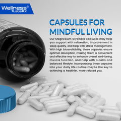 Wellness LabsRx magnesium glycinate dosage spoon ready for easy measuring.