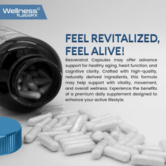WELLNESS LABSRX Resveratrol two-bottle pack shown for convenient value