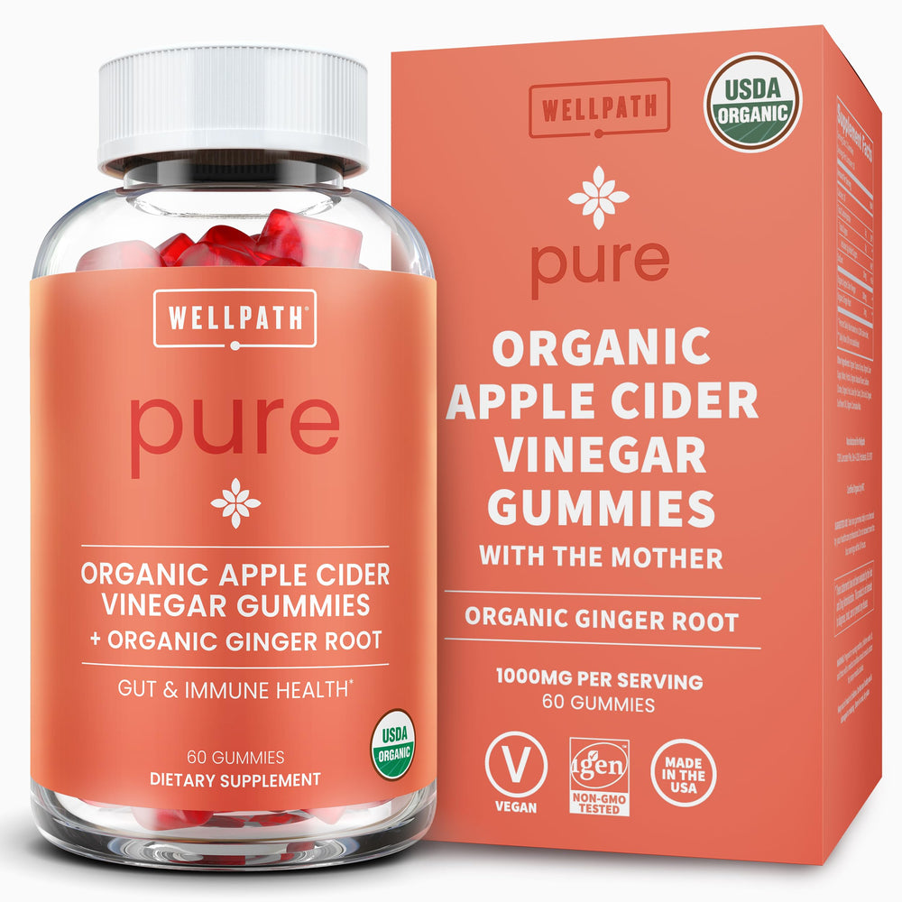 WellPath Apple Cider Vinegar Gummies bottle for convenient daily wellness.