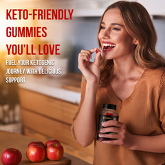 WELLUTION Apple Cider Vinegar Gummies feature a natural apple flavor with no harsh aftertaste.