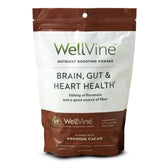 WellVine Nutrition Blend bottle displaying a plant-based supplement for daily wellness