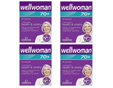 Wellwoman 70+ bottle and label for daily wellness support.