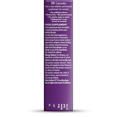 Wellwoman starflower oil ingredient closeup may support hormonal balance.