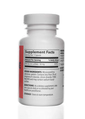 Welmate Zinc Sulfate label closeup showing dosage and essential mineral details.