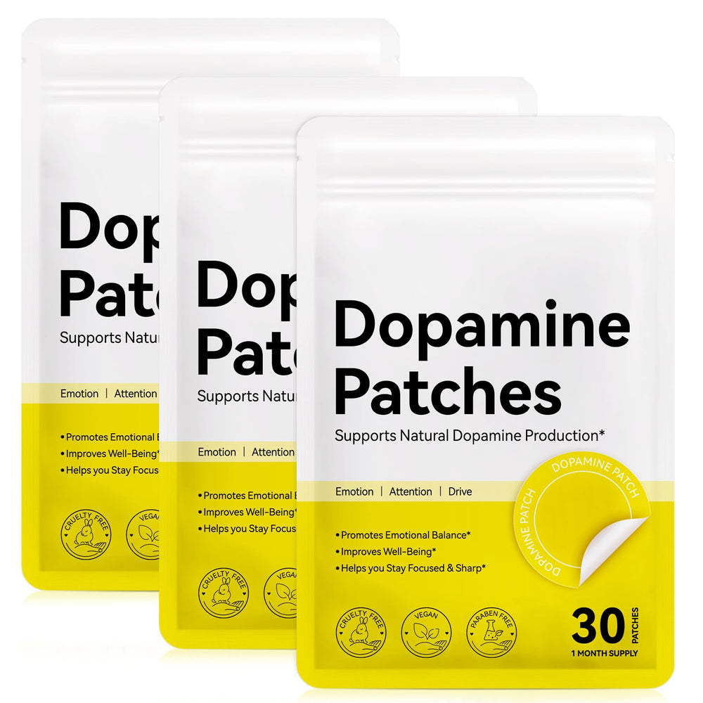 WELOSUER Dopamine Patches pack front for convenient daily mood support.