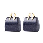 Wemeki Healing Crystals Bag close-up with blue sandstone texture for calm ambience