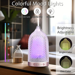 WENPHONE pineapple-pattern glass cover diffuser adds stylish lighting to living spaces.