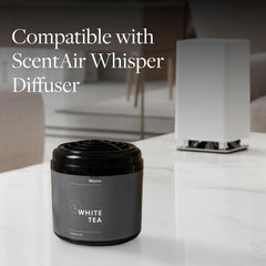 ScentWave timer display shows fragrance scheduling options