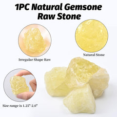 WHAL&YUNE Citrine raw stone gift box presentation ready for gifting.