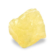 WHAL&YUNE Citrine rough stone close-up for natural decor and mindful ambiance.
