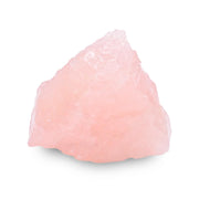 WHAL&YUNE rose quartz raw stone close-up with natural facets for mindful decor