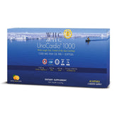 WHC UnoCardio 1000 fish oil bottle for daily omega-3 support.