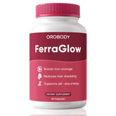 WHDEOW FerraGlow bottle with cap for daily iron support