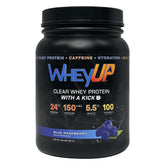 WheyUP Clear Whey Isolate pour shows refreshing juice-like hydration.