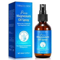 WHLH & WELL-BEING magnesium spray bottle front view for easy application