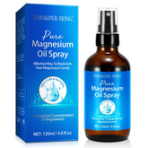 WHLH & WELL-BEING magnesium spray bottle in glass for easy at home use