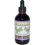 Whole World Botanicals Liver Lung Support Royal Desmodium bottle promotes liver and bronchial support.