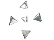 Wholesale Gem Shop clear quartz tetrahedron fire close-up for meditation and decor.