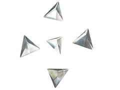 Wholesale Gem Shop clear quartz tetrahedron fire close-up for meditation and decor.