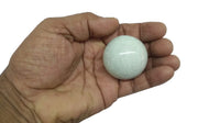 Wholesale Gem Shop amazonite ball sphere angle view for meditation and balance
