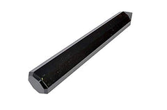 Wholesale Gem Shop black agate obelisk 70mm front-angle enhances meditation and desk presence