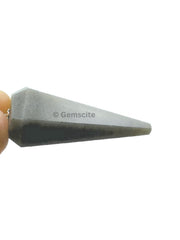 Wholesale Gem Shop blue aventurine pendulum closeup showing sparkling facets
