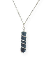 Wholesale Gem Shop crystal point pendant front view for everyday positive energy.