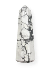 Wholesale Gem Shop howlite obelisk tower aura for balance and calm in your space