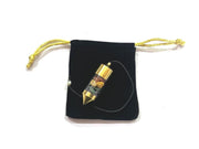 Wholesale Gem Shop brass pendulum closeup showing the brass detail for intuitive dowsing