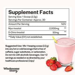 Wholesome Story powder pour captured for smooth mixing into drinks.