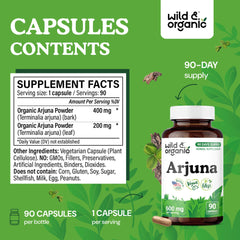 Arjuna capsules inside bottle ready for easy daily intake.
