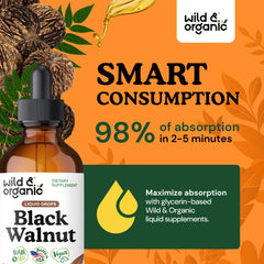 Tincture label close-up showing vegan and alcohol-free formula