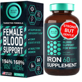 WILD FUEL iron for women bottle front, supports daily iron intake