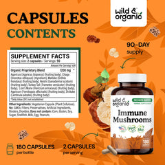 Wild & Organic product label – non-GMO, no fillers emphasized.