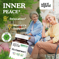 Wild & Organic capsules showing plant-based formula for daily use
