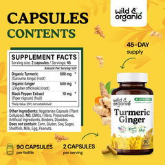 Wild & Organic capsules closeup of smooth vegan capsules