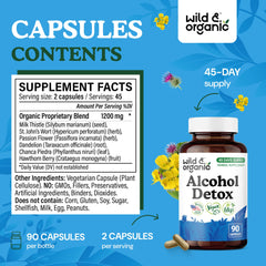 Wild & Organic Vegan capsules in bottle; plant-based wellness routine
