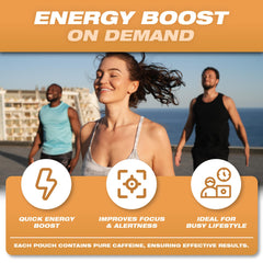 Wild Pouches nicotine-free packaging highlighting tobacco-free energy option.