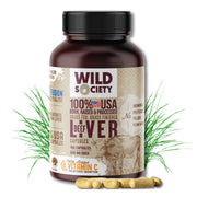 Wild Society beef liver capsules bottle: convenient energy support