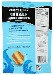 WILDE Snacks Protein Chips Sea Salt Vinegar close-up—crispy texture and tang
