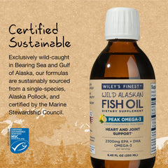 Wiley's Finest MSC seal signals sustainable sourcing.