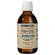 Wiley's Finest lemon fish oil bottle ready for easy daily omega-3 use.