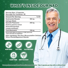 Windboss Liposomal NAD+ packaging emphasizes premium daily wellness.